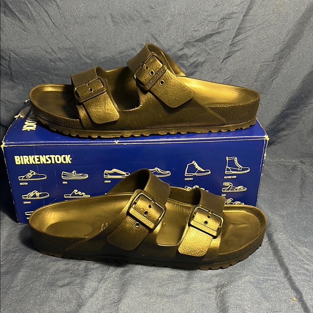Birkenstock- Arizona, Eva, black, 10 women sw